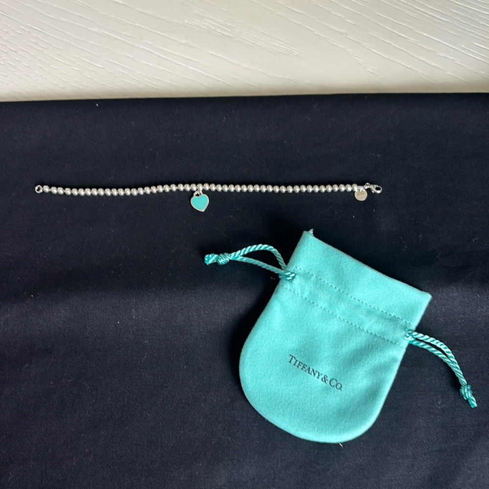 TIFFANY & CO “Return To Tiffany” Sterling Silver Bead Bracelet!